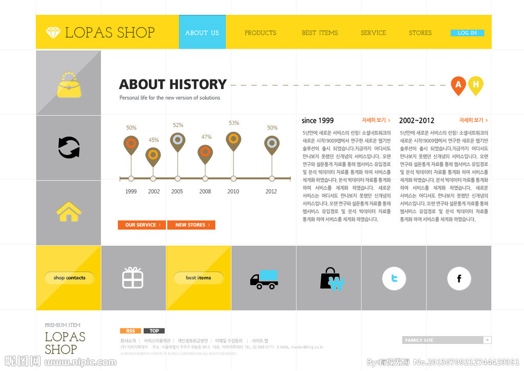 韩文网站设计模板 源文件与界面设计图库资源指南